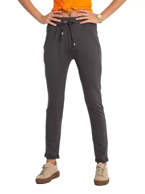 Дамски спортен панталон BASIC FEEL GOOD RV-DR-3698.08X ТЪМНО КАКИ