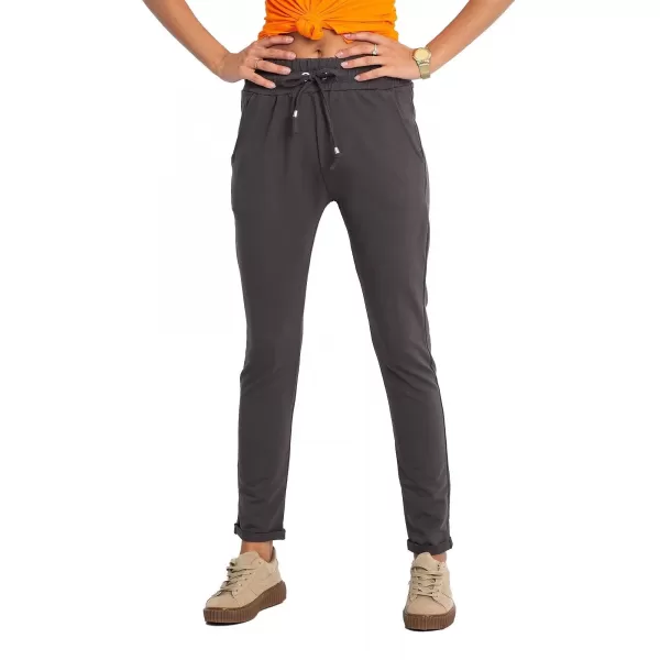  Дамски спортен панталон BASIC FEEL GOOD RV-DR-3698.08X ТЪМНО КАКИ 