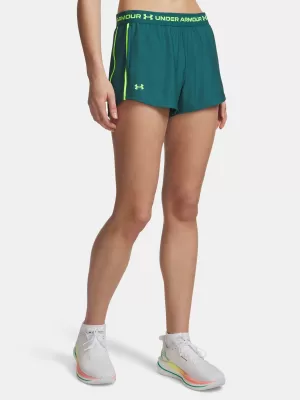 Дамски шорти UNDER ARMOUR TECH PLAY UP SHORTS 1389882-338 ЗЕЛЕНО
