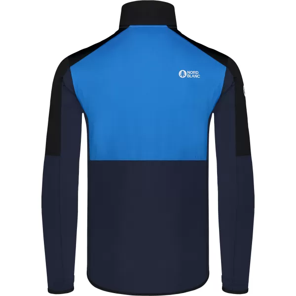  Мъжки суичър powerfleece NORDBLANC GROAN NBWFM8282 СИНЬО 