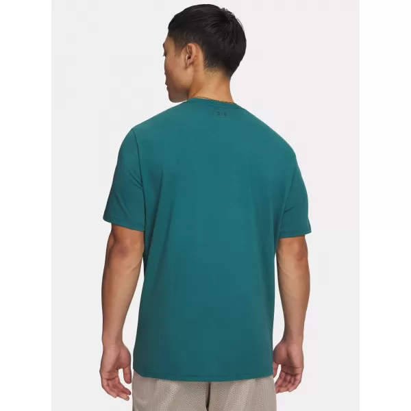 Мъжка тениска UNDER ARMOUR TEAM ISSUE WORDMARK SS 1329582-338 ЗЕЛЕНО 