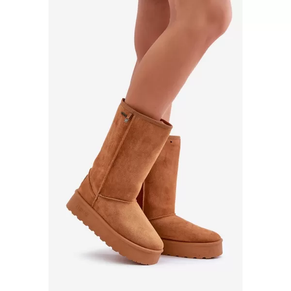  Дамски обувки BIG STAR OO274893 КАФЯВО/БЕЖО Big Star Shoes 