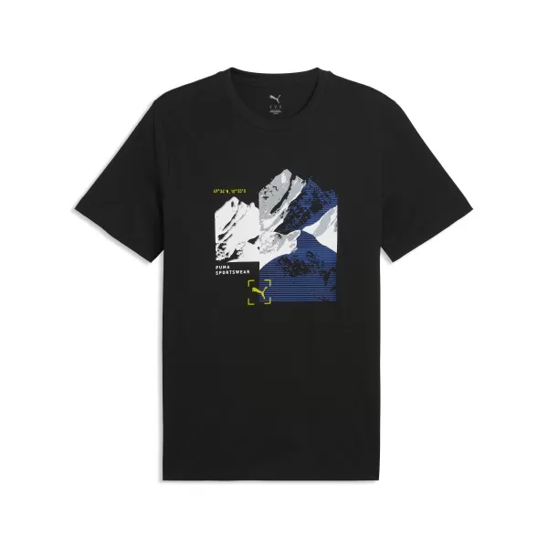  Мъжка тениска PUMA GRAPHIC TEE 691779_01 ПУМА ЧЕРНА 
