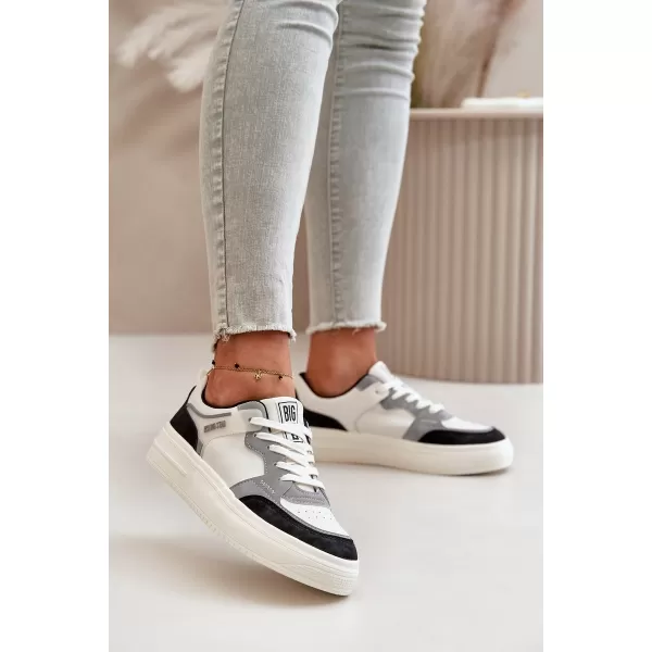  Дамски маратонки BIG STAR OO274028 WHITE Big Star Shoes 