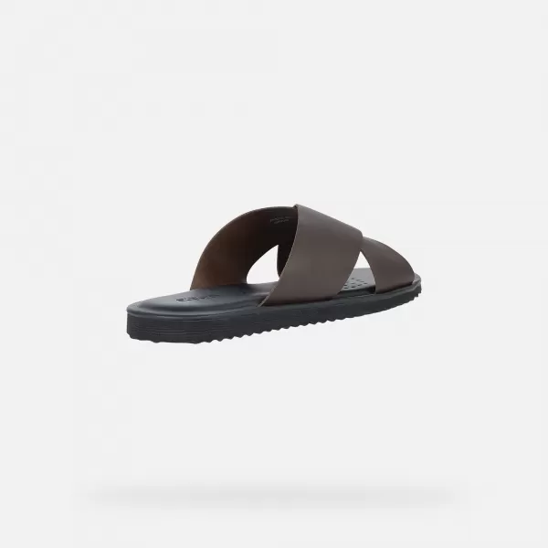 Мъжки чехли GEOX ERICE G002619 ЧЕРЕН 