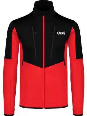 Мъжки суичър powerfleece NORDBLANC GROAN NBWFM8282 ЧЕРВЕНО