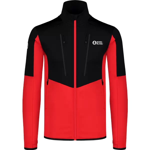  Мъжки суичър powerfleece NORDBLANC GROAN NBWFM8282 ЧЕРВЕНО 