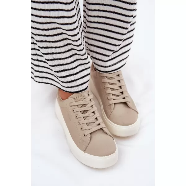  Дамски маратонки BIG STAR RR274465 BEIGE Big Star Shoes 