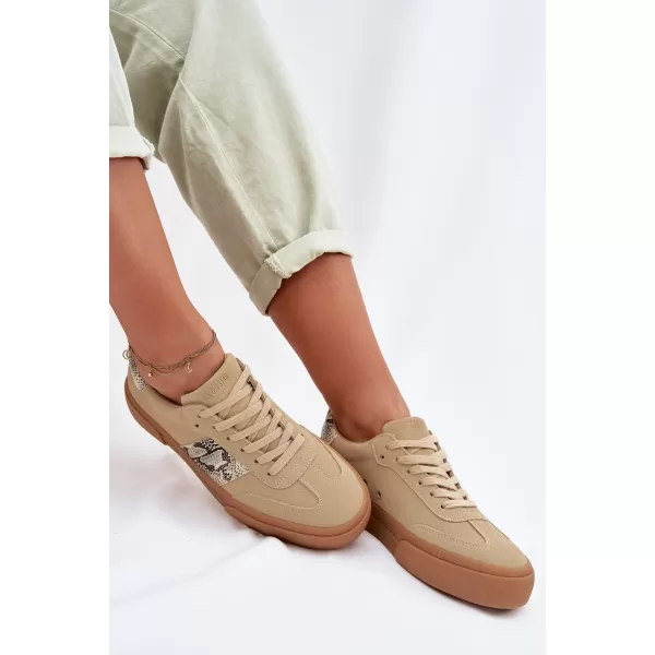  Дамски маратонки BIG STAR TT274298 BEIGE Big Star Shoes 