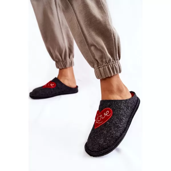  Дамски чехли BIG STAR KK276019 BLACK/RED Big Star Shoes 