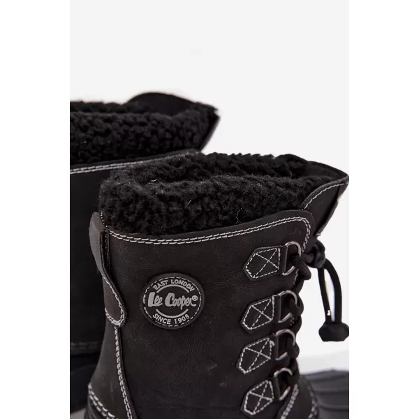  Детски зимни обувки LEE COOPER LCJ-25-44-3943K ЧЕРЕН 