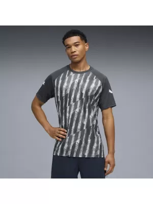 Мъжка функционална тениска PUMA INDIVIDUALLIGA GRAPH JERSEY 660578_02 МИНЕРАЛ КОБАЛТ/ВАПОР СИВО