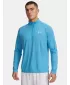Мъжка тениска UNDER ARMOUR UA TECH TEXTURED 1/2 ZIP 1382797-453 СИНЬО