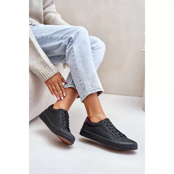  Дамски маратонки BIG STAR OO274A462 BLACK Big Star Shoes 