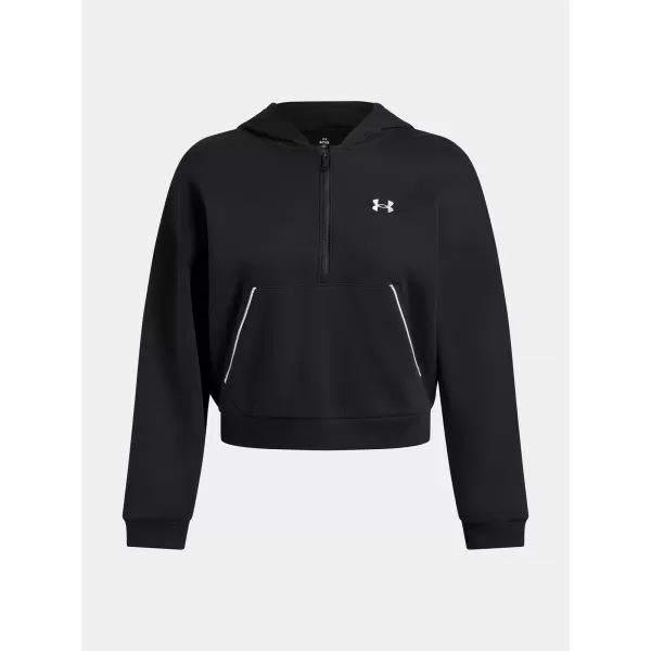  Дамски суичър UNDER ARMOUR RIVAL FLC PIPED HZ HOODIE 6003707-005 ЧЕРЕН 