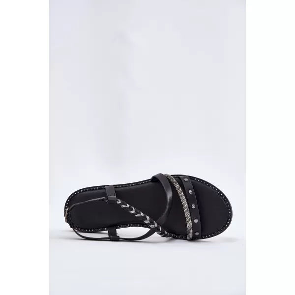  Дамски сандали VINCEZA 17379 ЧЕРЕН 