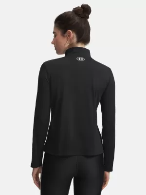Дамски суичър UNDER ARMOUR UA TECH WM TAPE HALF ZIP 6005100-004 ЧЕРЕН