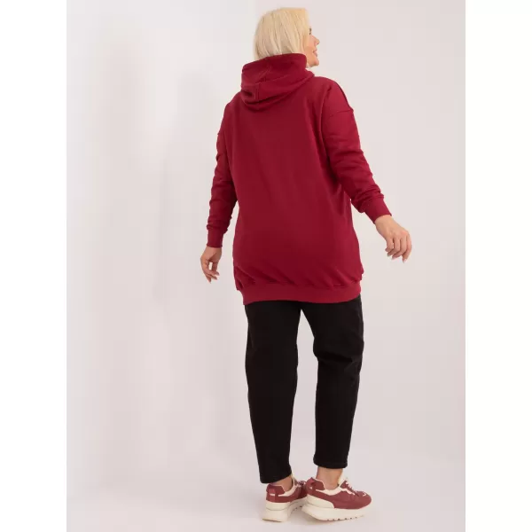 Дамски суичър BASIC FEEL GOOD RV-BL-6338.19X БОРДО 