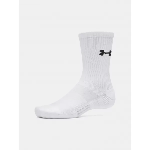  Чорапи UNDER ARMOUR PERFORMANCE COTTON 3P CRW 6009685-100 БЯЛО 