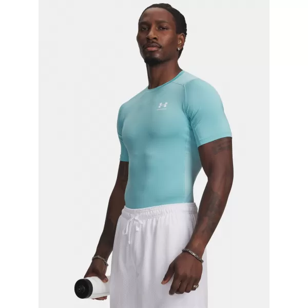  Мъжка тениска UNDER ARMOUR HG ARMOUR COMP SS 1361518-425 СИНЬО 