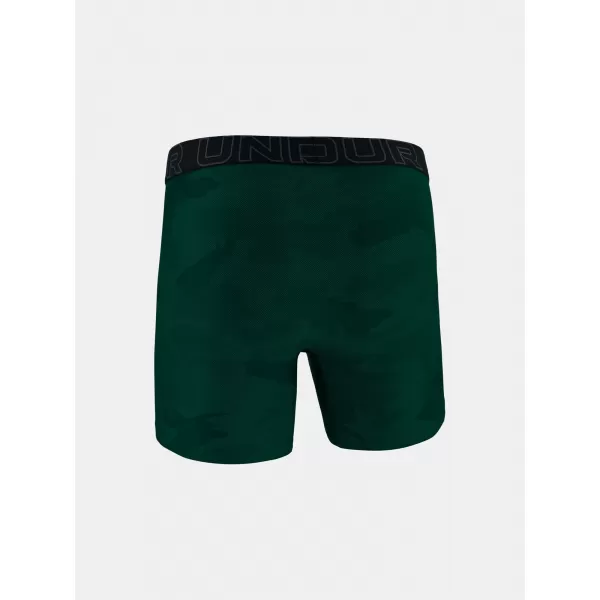  Мъжки боксерки UNDER ARMOUR UA PERFORMANCE TECH - PRINT 6IN - 1PK 1383875-338 ЗЕЛЕНО 