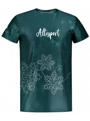 Мъжка коледна риза premium ALTISPORT VOJ/ALMVN8TR06 ЗЕЛЕНО