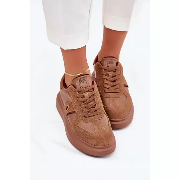  Дамски маратонки LOPEZ JUST DARE SS2D4005 КАФЯВИ/БЕЖОВИ Daniel Lopez Just Dare 