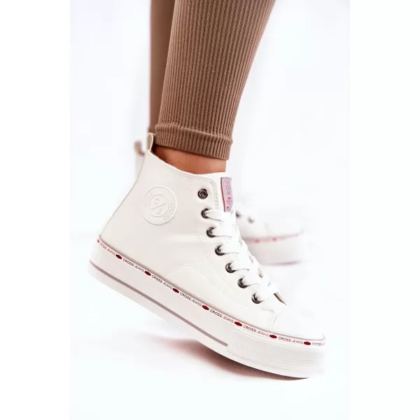  Дамски маратонки CROSS KK2R4044C WHITE Cross Jeans 