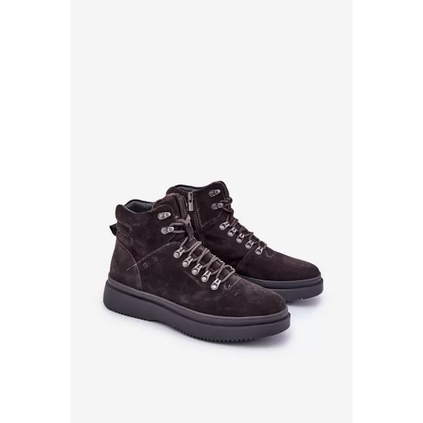  Мъжки обувки BIG STAR OO174189 BROWN/BEIGE Big Star Shoes 