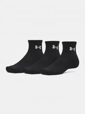 Чорапи UNDER ARMOUR PERFORMANCE COTTON 3P QTR 6009686-008 ЧЕРЕН