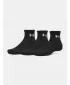 Чорапи UNDER ARMOUR PERFORMANCE COTTON 3P QTR 6009686-008 ЧЕРЕН