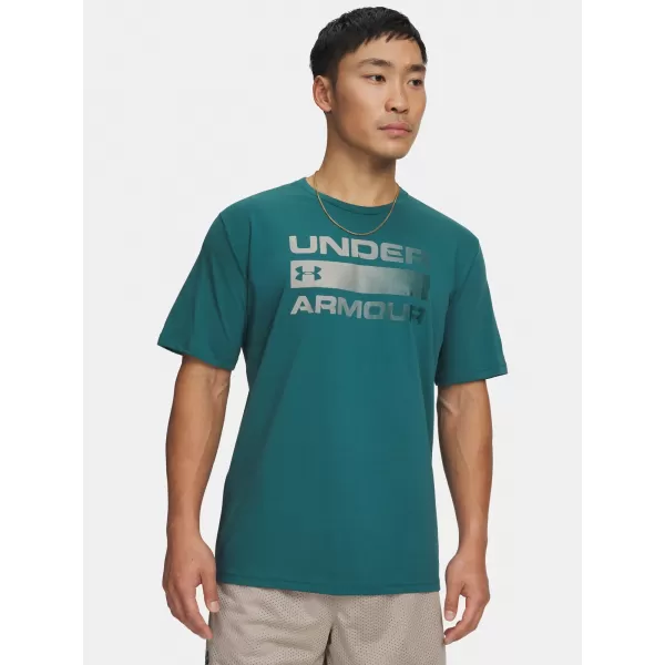  Мъжка тениска UNDER ARMOUR TEAM ISSUE WORDMARK SS 1329582-338 ЗЕЛЕНО 