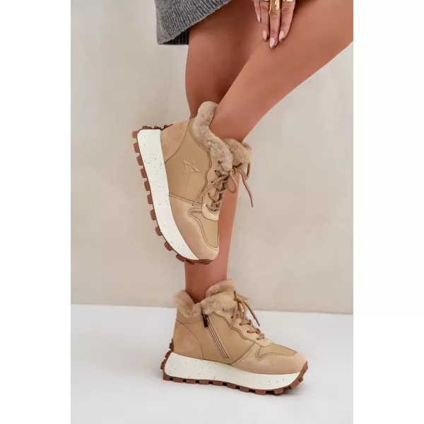 Дамски обувки BIG STAR OO274A330 BEIGE Big Star Shoes 