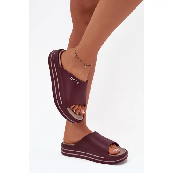  Дамски чехли BIG STAR SS274425 RED Big Star Shoes 
