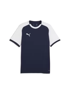 Мъжка функционална тениска PUMA TEAMLIGA26 MATCHDAY JERSEY 706544_06 PUMA NAVY/PUMA БЯЛО