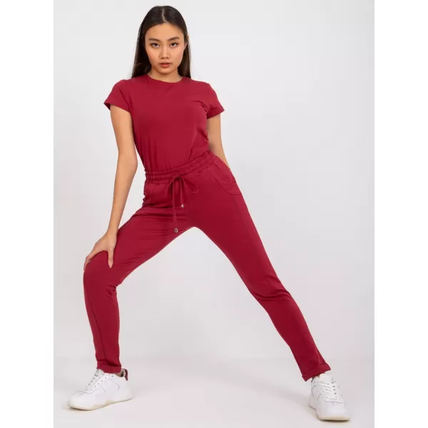  Дамски спортен панталон BASIC FEEL GOOD RV-DR-3589.06X БОРДО 