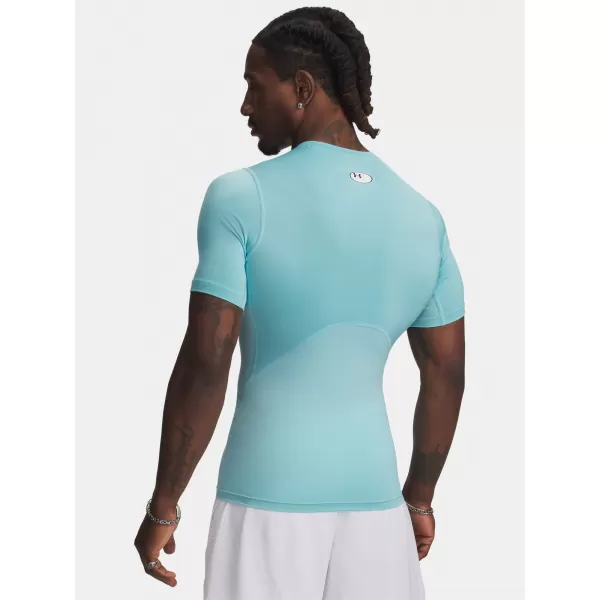  Мъжка тениска UNDER ARMOUR HG ARMOUR COMP SS 1361518-425 СИНЬО 