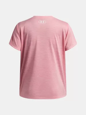 Тениска за момиче UNDER ARMOUR TECH TWIST WDMK LOGO SS 6007134-600 РОЗОВО