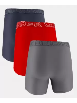 Мъжки шорти UNDER ARMOUR PERFORMANCE TECH-SOLID 6IN-3PK 1383878-044 ČERNÁ СИНЬО