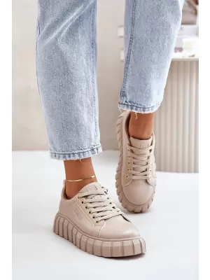 Дамски обувки BIG STAR MM274618 BEIGE Big Star Shoes