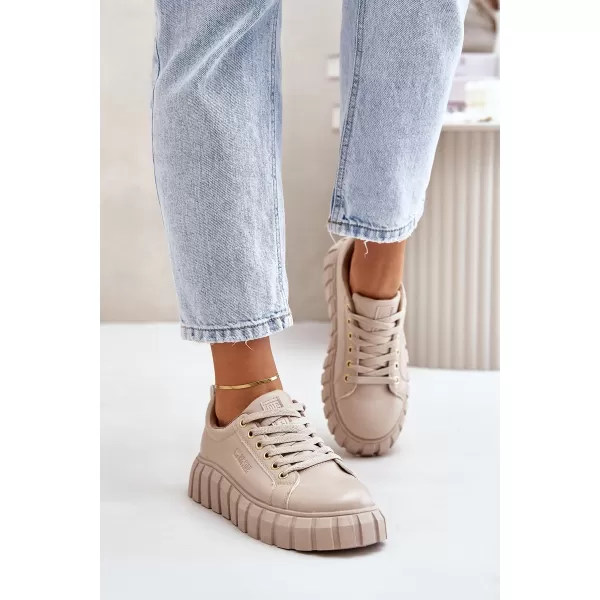  Дамски обувки BIG STAR MM274618 BEIGE Big Star Shoes 