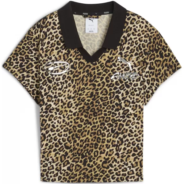 Дамска тениска PUMA X A$AP ROCKY BABY TEE 636099-05 ТОПЛО БЕЖОВО/АОП 