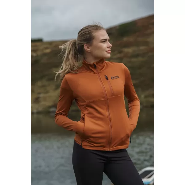  Дамски суичър powerfleece NORDBLANC SEDGE NBWFL8291 КАФЯВО 