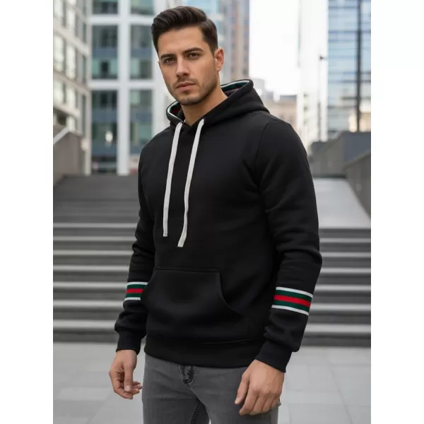  Мъжки суичър DSTREET BX5940 ЧЕРЕН 