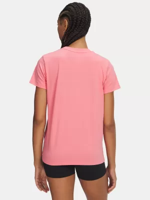 Дамска тениска UNDER ARMOUR UA RIVAL CORE SS 1383648-601 РОЗОВО