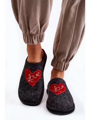 Дамски чехли BIG STAR KK276019 BLACK/RED Big Star Shoes