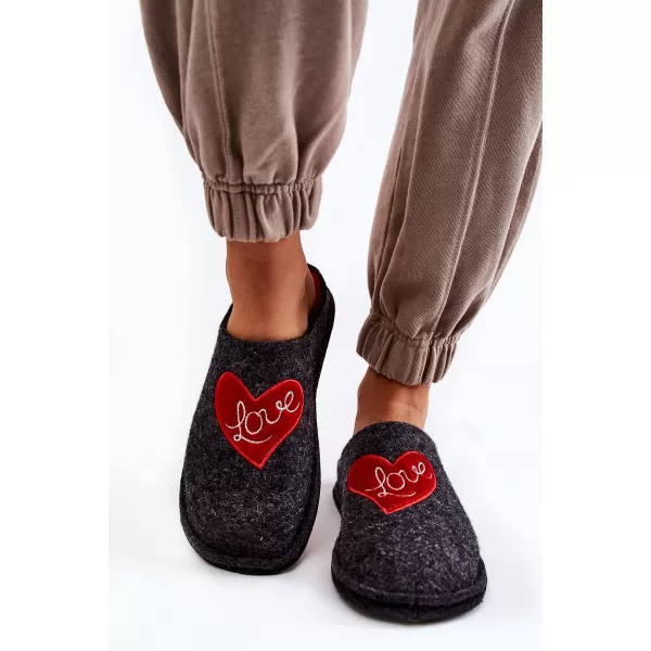  Дамски чехли BIG STAR KK276019 BLACK/RED Big Star Shoes 