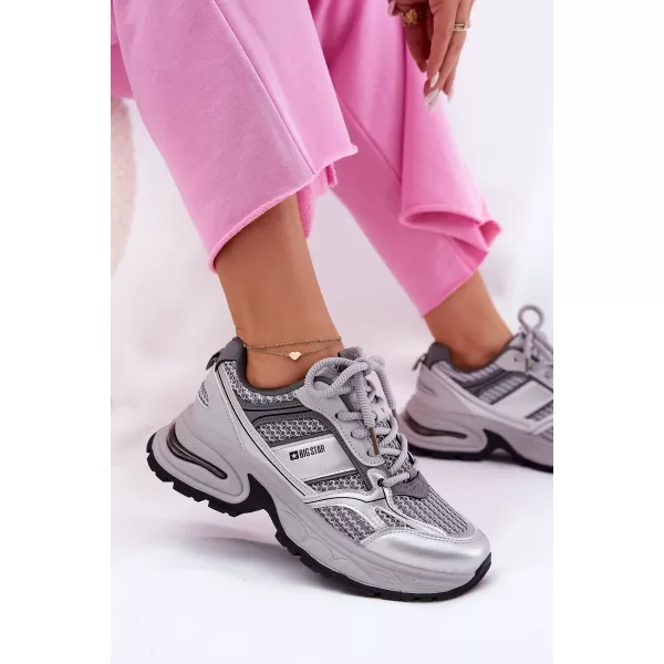  Дамски маратонки BIG STAR RR274A193 GREY Big Star Shoes 