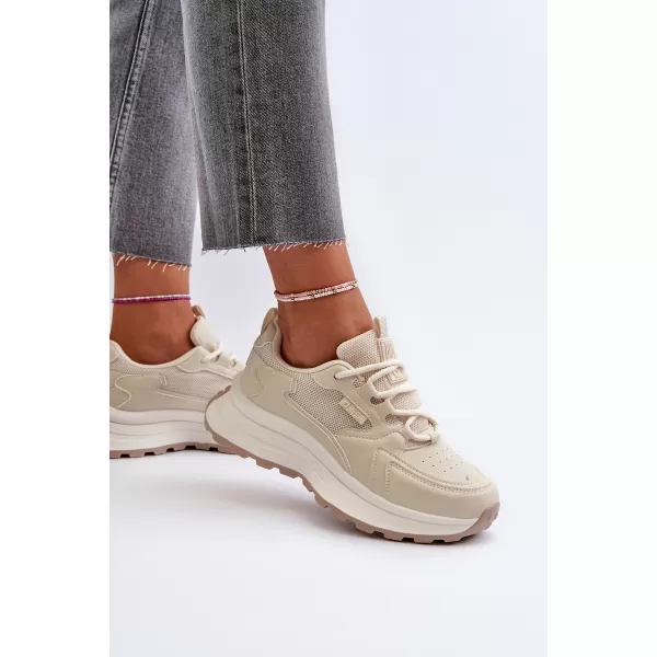  Дамски маратонки BIG STAR NN274A105 BEIGE Big Star Shoes 