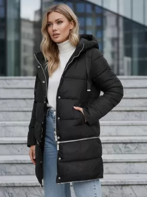 Дамско яке DSTREET TY5151 ЧЕРЕН